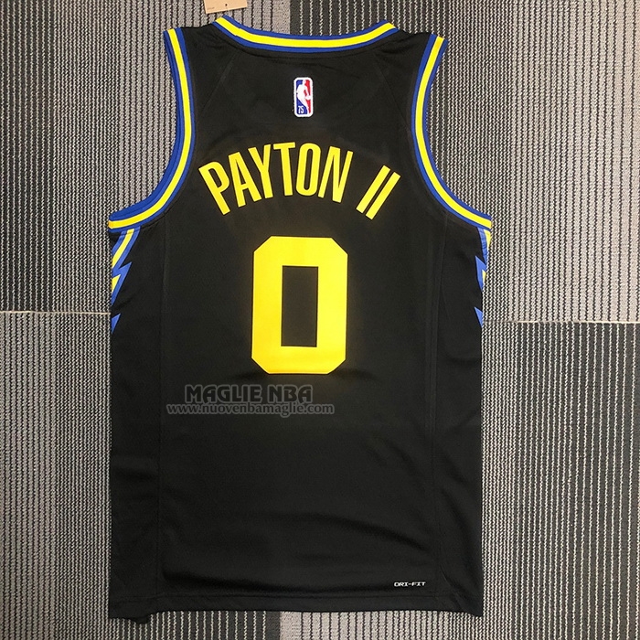 Maglia
 Gary Payton II NO 0 Golden State Warriors Citta
 2021-22 Nero

